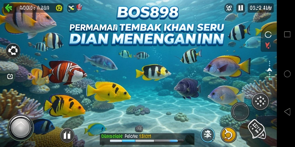 Tampilan menarik dari gameplay Tembak Ikan BOS898 yang seru.
