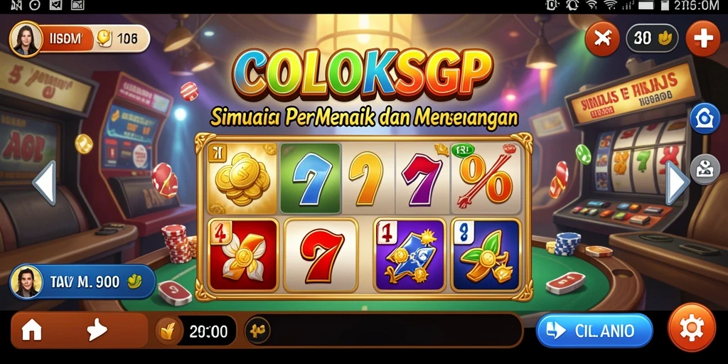 Tampilan gameplay menarik COLOKSGP dengan grafis yang menawan.