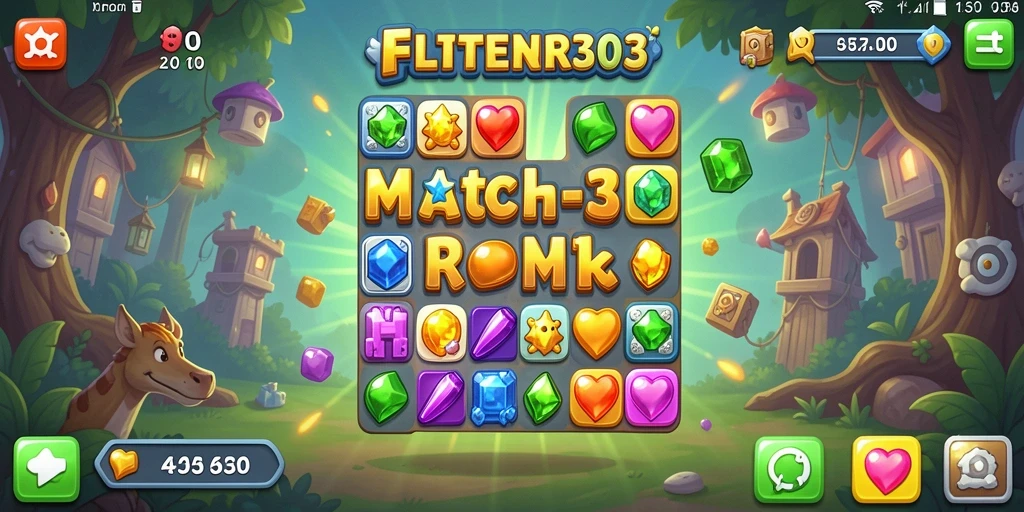 Tangkapan layar gameplay FILTER303 yang penuh warna dan seru.
