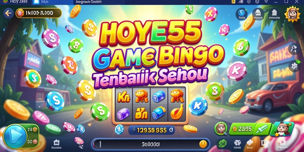 Tangkapan layar dari gameplay menarik di HOYE55 saat bermain Bingo.