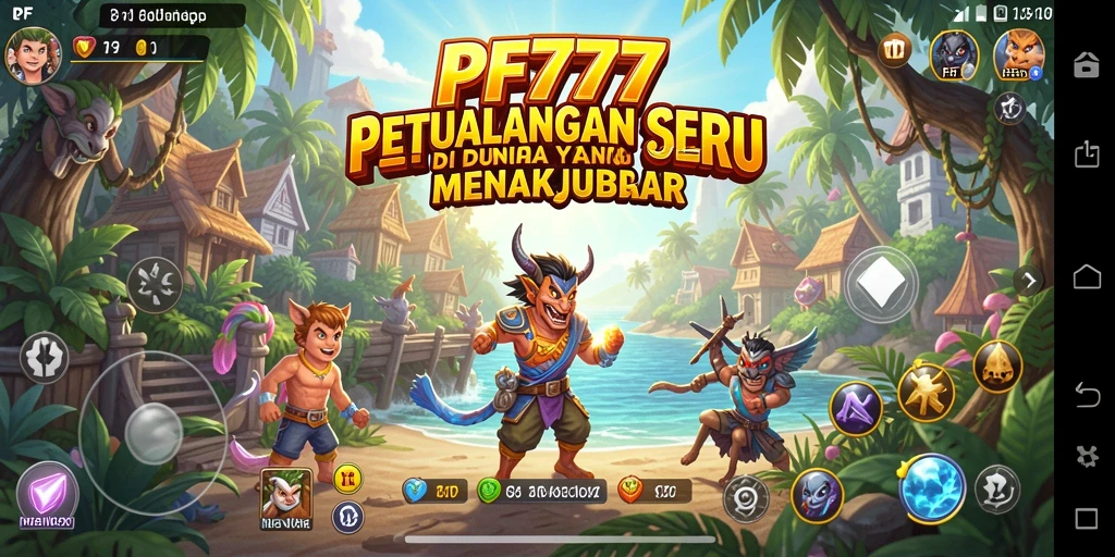 Tangkapan layar gameplay PF777 menunjukkan aksi petualangan yang mendebarkan.