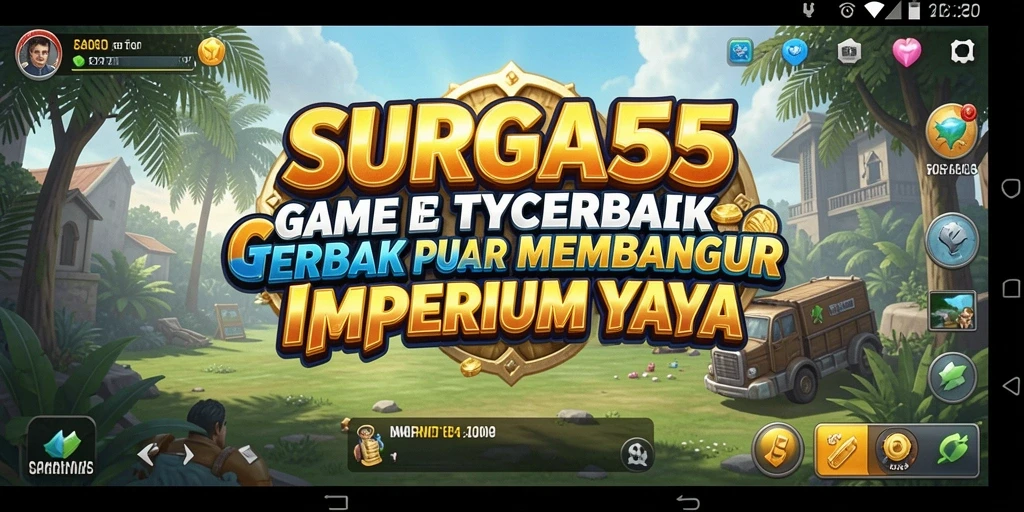Tangkapan layar permainan <strong>SURGA55</strong> yang menunjukkan proses pembangunan bisnis.